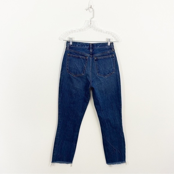 Abercrombie & Fitch 25/0 Mom Jeans High‎ Rise Straight Released Hem Distressed - Picture 7 of 12